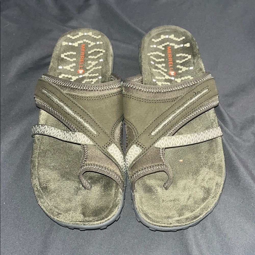 Merrell Olive Green Sandals Size 8